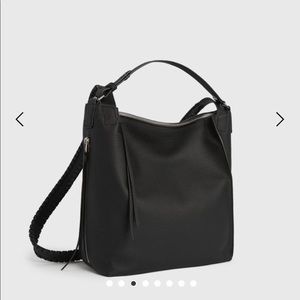 Allsaints leather purse backpack